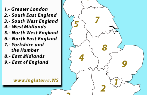 Regiones de Inglaterra