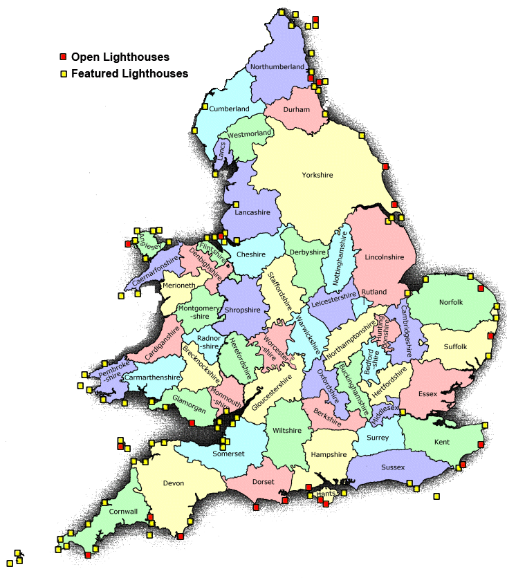 Mapa de Inglaterra - Inglaterra.ws