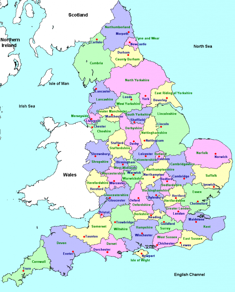 Mapa Politico Inglaterra Mapa Mapa Politico Inglaterra Mapa
