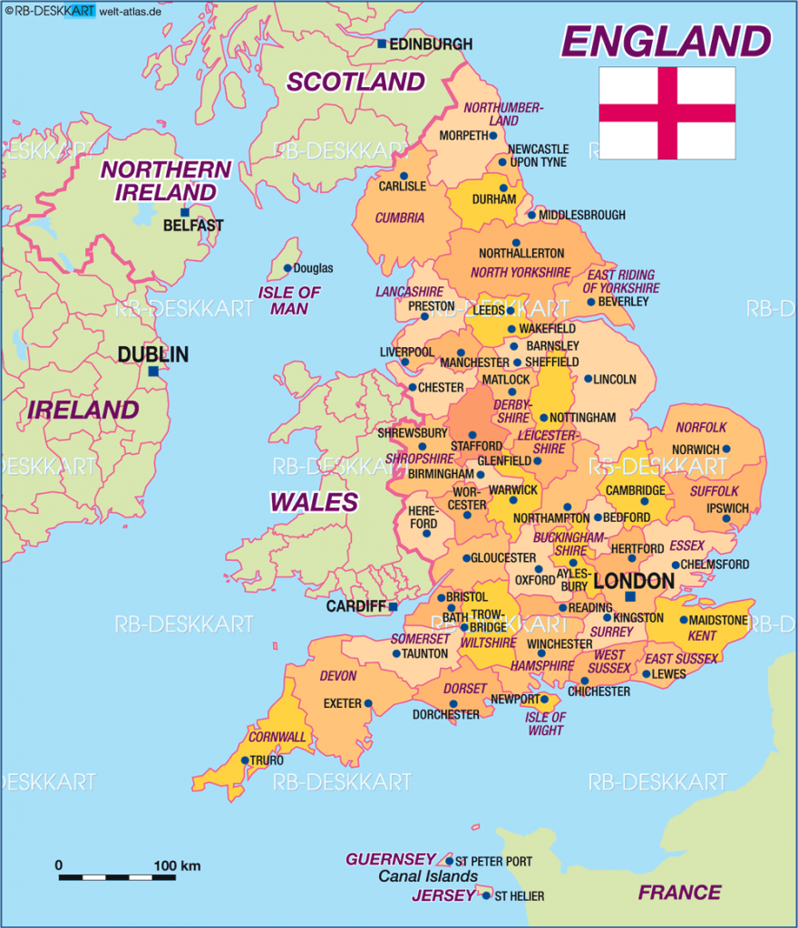 Mapa Inglaterra | Mapa