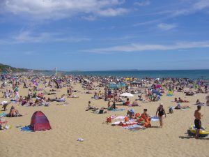 Verano en la playas de Inglaterra